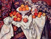 Still Life with Apples and Oranges Paul Cezanne